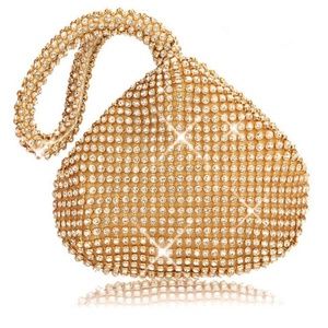 Gold Signature Evening Bag